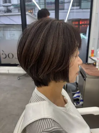 ショート 関山浩平ショート /ボブ/ヘアセットのヘアスタイル