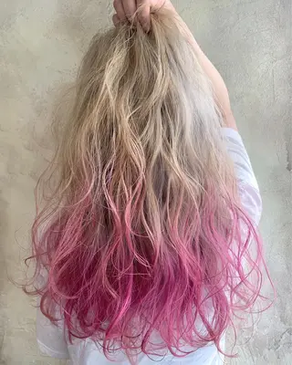 ロング カラー 沖縄東京2拠点美容師 mamicoのヘアスタイル