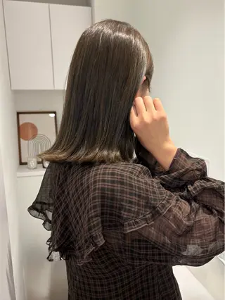 ミディアム カラー 透明感カラー🫧 nanohaのヘアスタイル