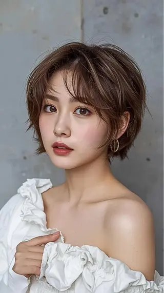 ショート カラー 拓麿✂︎/ショート 専門×透明感カラーのヘアスタイル