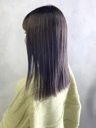 ロング カラー ヘアアレンジ パーマ ITbyALBUM 中野店のヘアスタイル