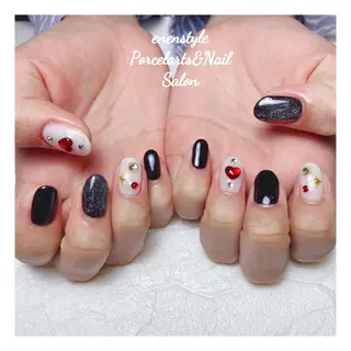 ミディアム ネイル 🐾enen style 🐾のネイルデザイン
