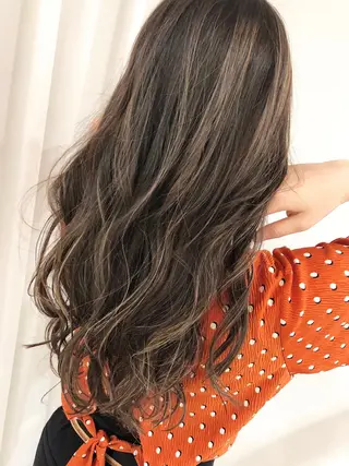 ロング カラー 若杉 諒のヘアスタイル