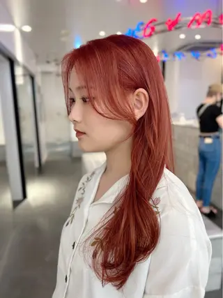 ロング カラー ヘアアレンジ 天神レイヤーカット No.1💖マユカのヘアスタイル