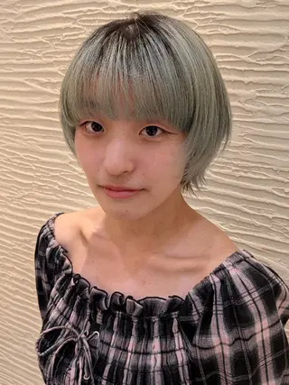 ショート 鎌田 流沙奈のヘアスタイル