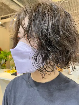 ショート カラー パーマ レイヤー/パーマ TAKUYAのヘアスタイル