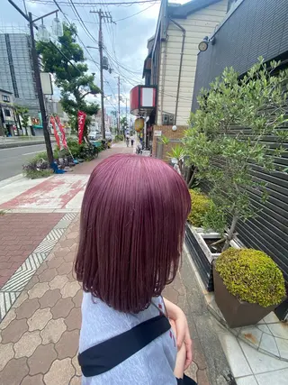 ミディアム カラー ✦creer都島✦ ɪʀᴏʜᴀ ꕀ 🎀のヘアスタイル
