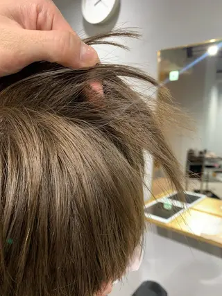 ミディアム カラー パーマ ボブパーマコテ巻き風 パーマNo1深江秀平のヘアスタイル