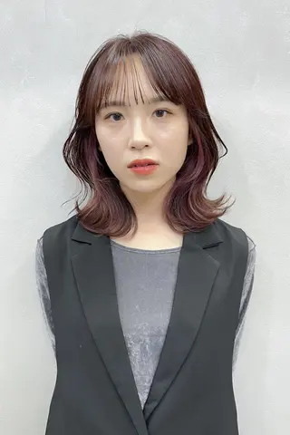 ミディアム カラーモデル募集☆ 山村梨香のヘアスタイル