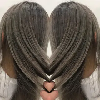 セミロング カラー LAS 代表 ナガカワ コウヘイのヘアスタイル
