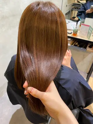 セミロング 髪質改善サロン 梅田/ヨナミネのヘアスタイル