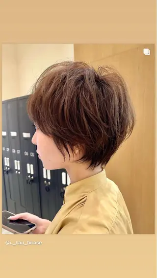 ショート カラー お悩み解決ショート/ 似合わせカット/といのヘアスタイル