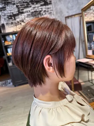 ショート カラー ヘアアレンジ MODE K’s川西 瀧尻光のヘアスタイル