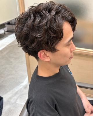ショート パーマ 久木原 ゆりのヘアスタイル