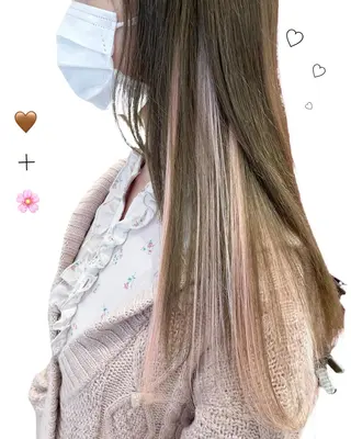 セミロング カラー 新宿駅近♡個室 ♡関口三都季🌜のヘアスタイル