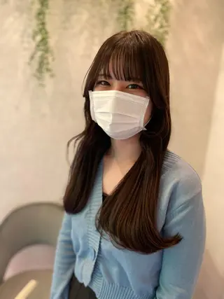 ロング 永井 亮のヘアスタイル