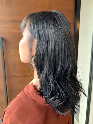 セミロング カラー IORI #韓国ヘア#髪質改善のヘアスタイル