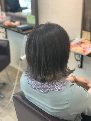 ミディアム 松本 亮のヘアスタイル