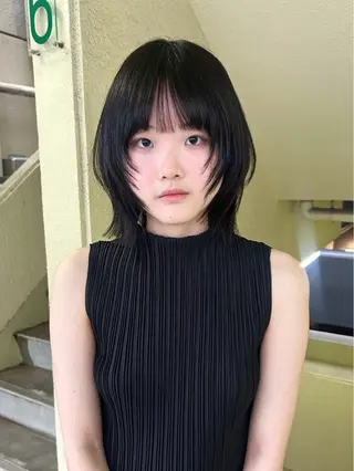 カラー 🪺透明感カラー/ 暖色/カエデ🪺のヘアスタイル