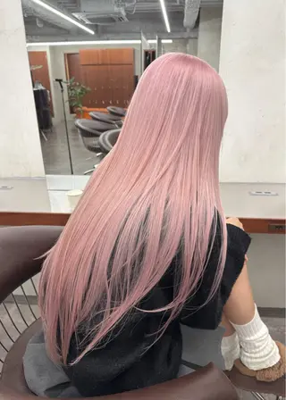 ロング カラー ブリーチ　ハイトーン 特化🌈フジタハルキのヘアスタイル