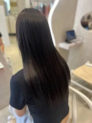 セミロング 小池 夏美のヘアスタイル