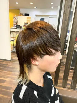ショート カラー メンズ 堀 広夢のヘアスタイル