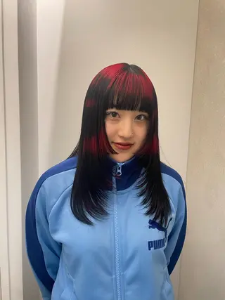 カラー デザインカラー 🎀REINA🎀のヘアスタイル