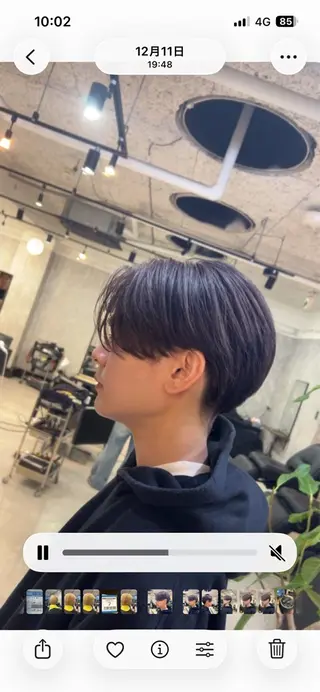 カラー メンズ TIDEHAIR SHOBUのヘアスタイル