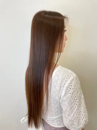 ロング カラー ヘアアレンジ 髪質改善/縮毛矯正 RYOのヘアスタイル