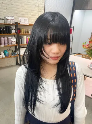 ミディアム テラダ ユウシン西金沢のヘアスタイル
