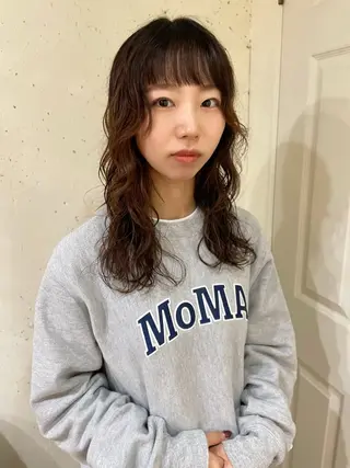ロング パーマ YUKI 新宿カット パーマ/カラーのヘアスタイル
