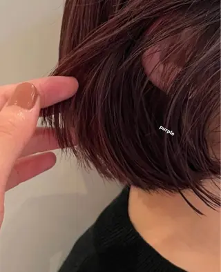 ショート rizu🤎/ ボブ /ブラウンカラーのヘアスタイル