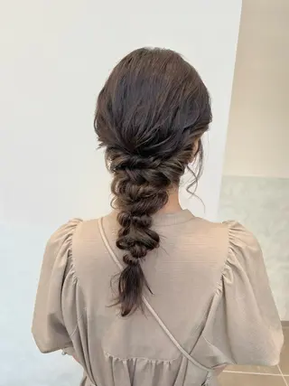 ミディアム ヘアアレンジ 大人可愛いHair ❤︎Ayakoのヘアスタイル