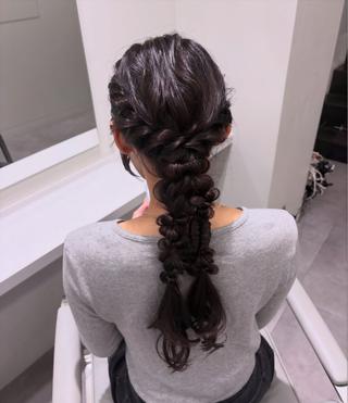 ロング ヘアアレンジ 名古屋/ヘアセット/ sarina🎀のヘアスタイル