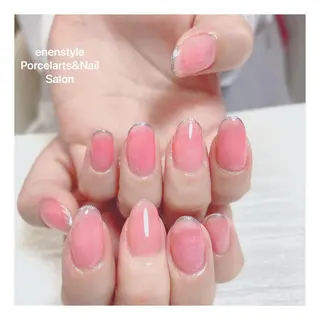 ミディアム ネイル 🐾enen style 🐾のネイルデザイン