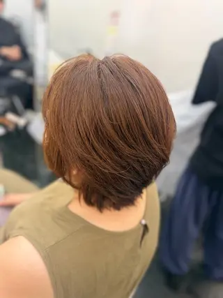 ショート 🫧透明感艶カラー& レイヤー/ゆめ🫧のヘアスタイル