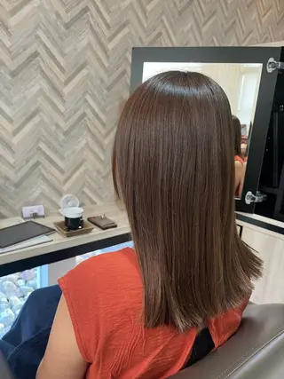 ミディアム 清水 雅実のヘアスタイル