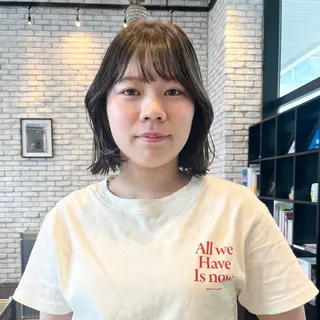 ミディアム 好光 優香のヘアスタイル