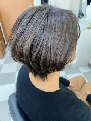ショート 永沼 真依のヘアスタイル