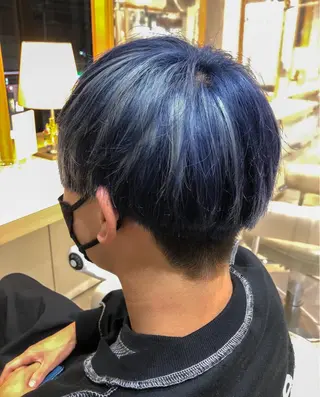 ショート カラー メンズ 低ダメージ施術/ 🐮牛木 史裕🐮のヘアスタイル