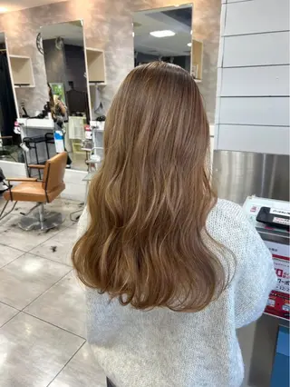 ロング カラー 本尾 空大のヘアスタイル