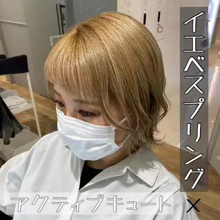ショート カラー メンズ キッズ ✂︎ショート、ボブ、 レイヤー🩵YUMIのヘアスタイル