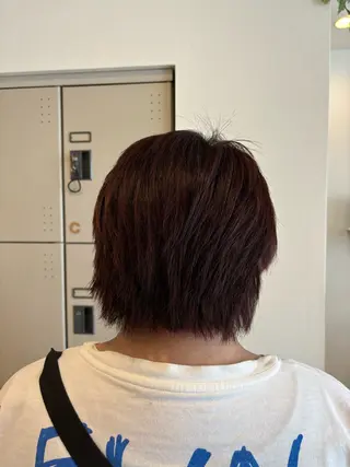 ショート カラー 近藤 風華のヘアスタイル