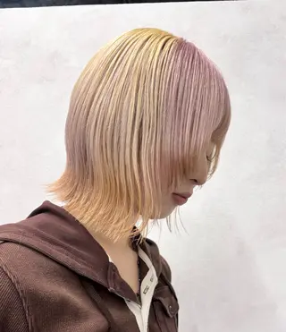 ショート 🔆ハイトーン 🔆AYAKAのヘアスタイル