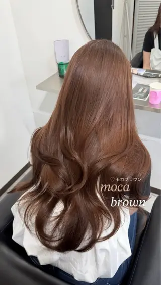 ロング カラー ♥韓国カラー うる艶 久留米 YUI♥のヘアスタイル