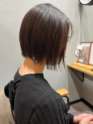 ショート カラー パーマ ヘアアレンジ メンズ キッズ ネイル マツエク・マツパ アイブロウ 久木原 ゆりのヘアスタイル