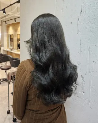 ロング Ayu🐾縮毛矯正/ ブリーチ無しカラーのヘアスタイル