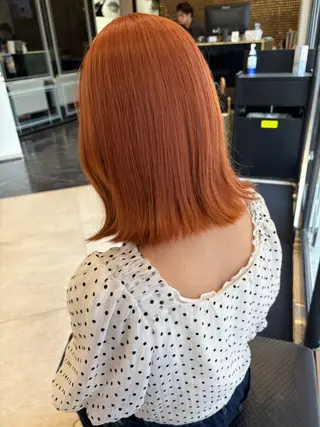 ミディアム 山岸 朱里のヘアスタイル