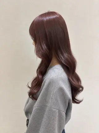 ロング カラー 暖色カラー/アレンジ 🌺URUHA🌺のヘアスタイル
