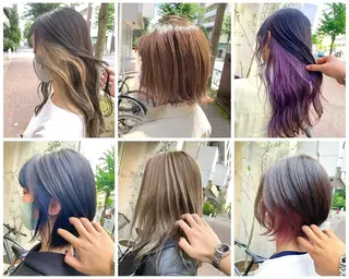 ミディアム カラー 【髪質改善/透明感】 上野 聖斗のヘアスタイル